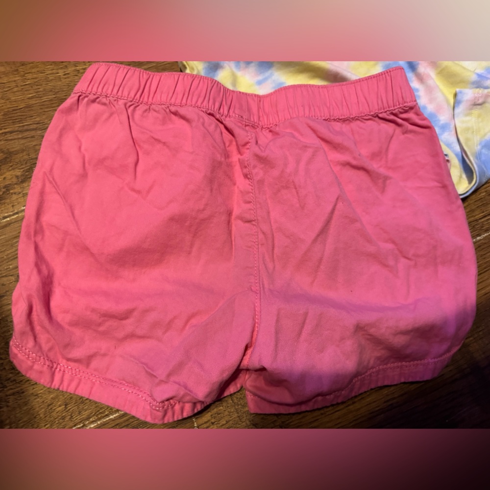 Girls bundle 6-8 S- M children’s place shorts & tie dye tank - Picture 4 of 9
